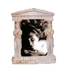 Гръцка статуетка - рамка за снимки, 16х18 cm, цветна (ΚΟ-01)
