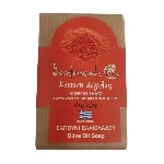 Натурален сапун от зехтин, с червена глина 100g 